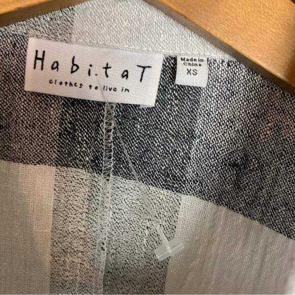 Habitat Clothes to live in Plaid Gray Button Down Shirt - Picture 6 of 15